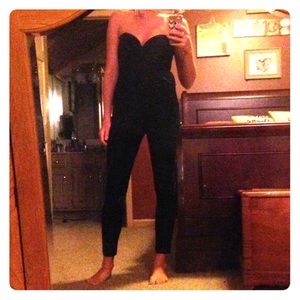 Black jumpsuit romper