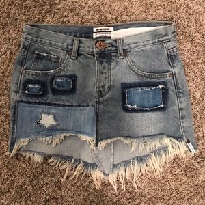One teaspoon denim skirt