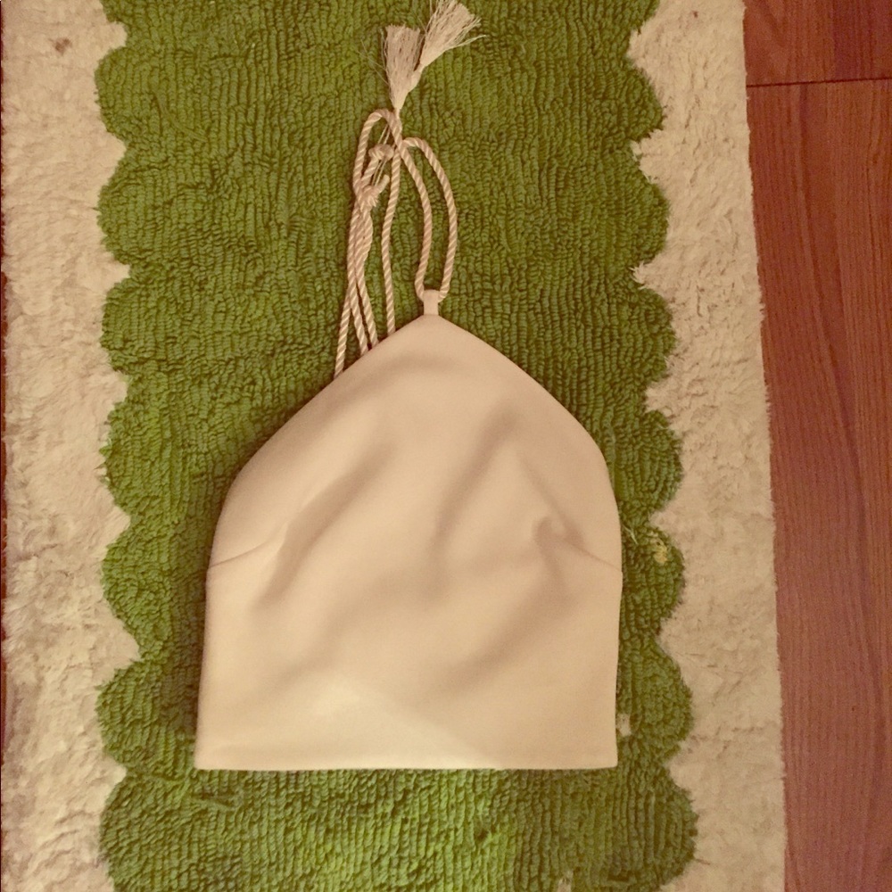 White crop top