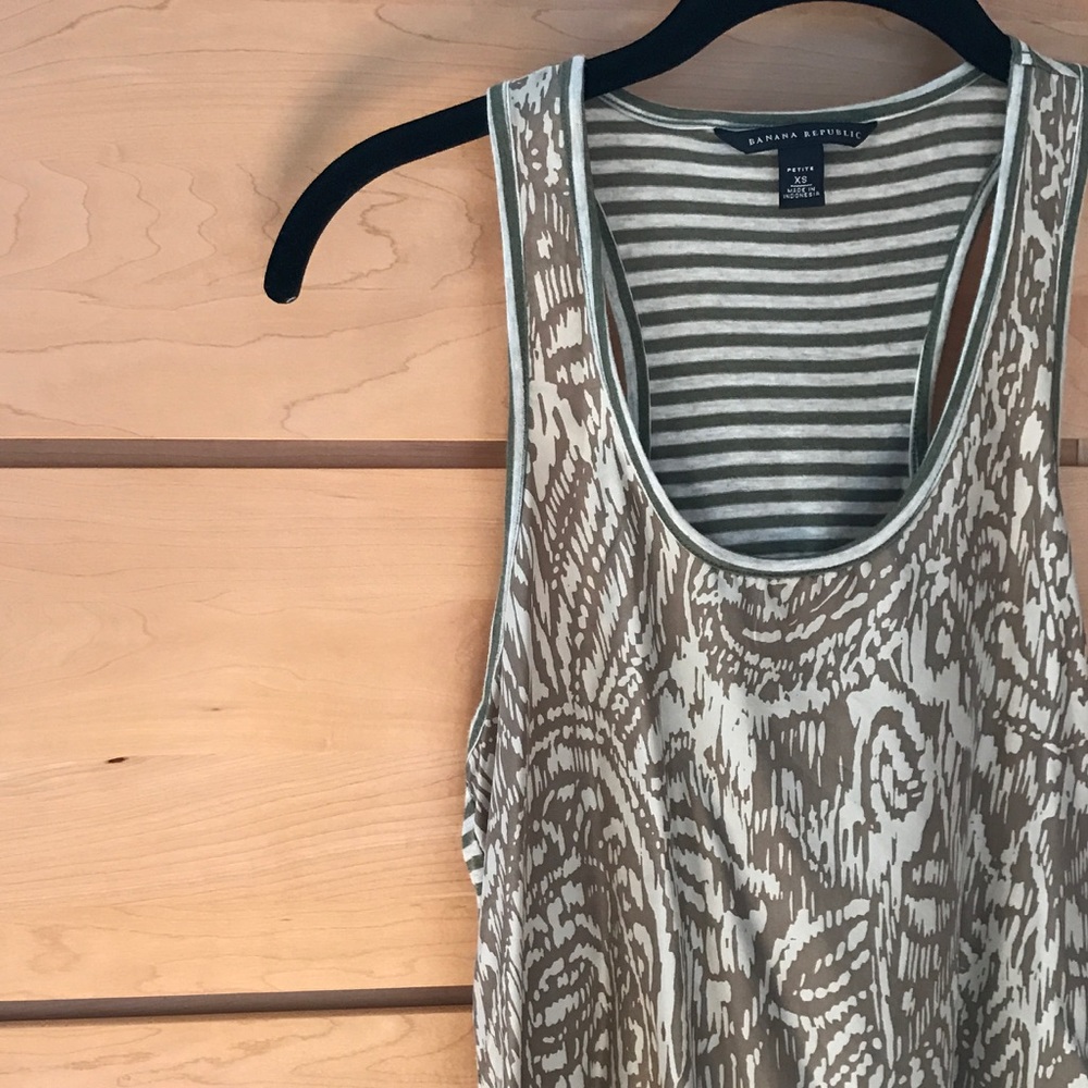 Banana Republic Mixed Media Tank