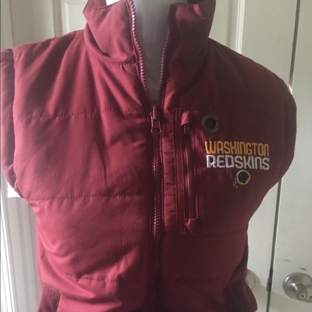 Washington Redskins reversible vest