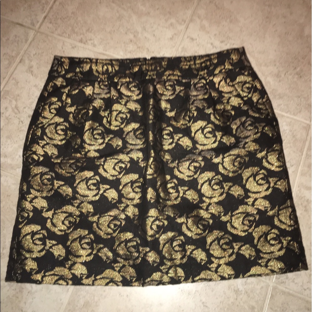 Loft flower patterned skirt