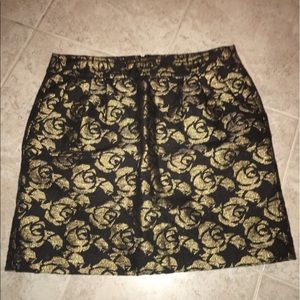 Loft flower patterned skirt