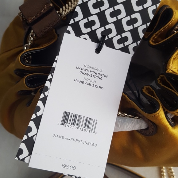 DVF Satin Power Mini Drawstring - Picture 7 of 7