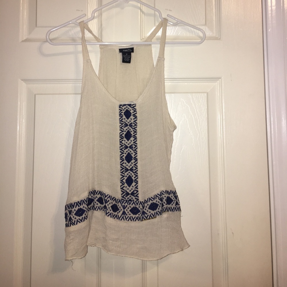 Patterned tank top
