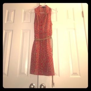 Cute hot pink cheetah print dress