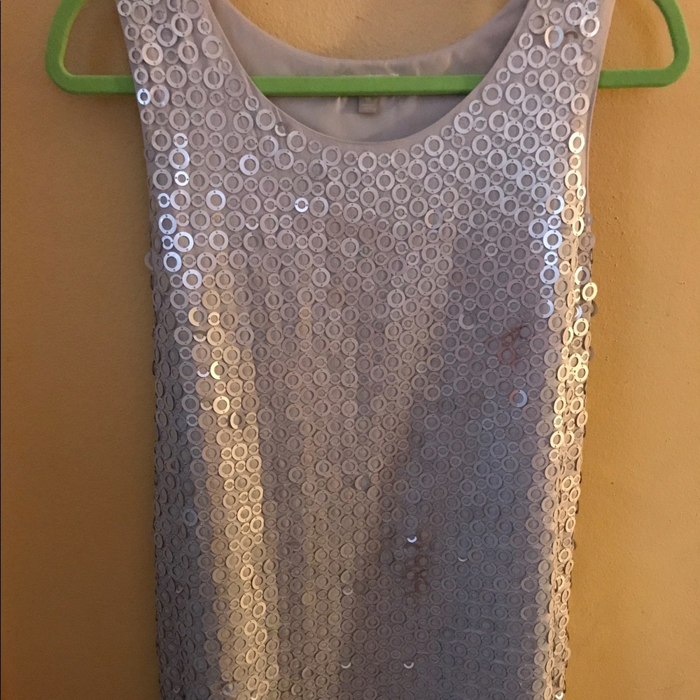 Sean John Silver sequined dress