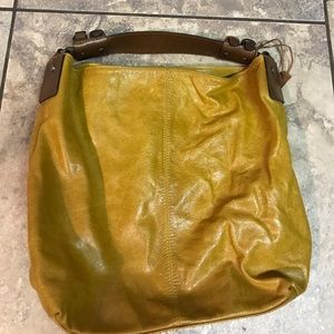 Tano mustard yellow tote purse