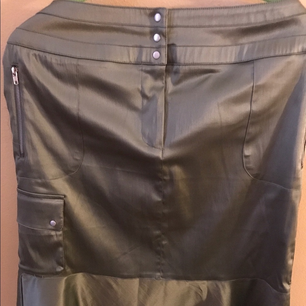 Arizona jean Co silver satin dress