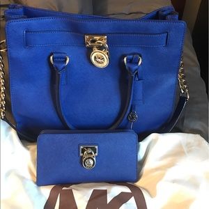 Michael Kors Hamilton Large Handbag and Wallet