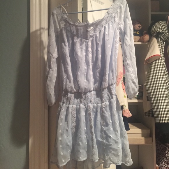Free people off shoulder dress rare - Picture 1 of 3
