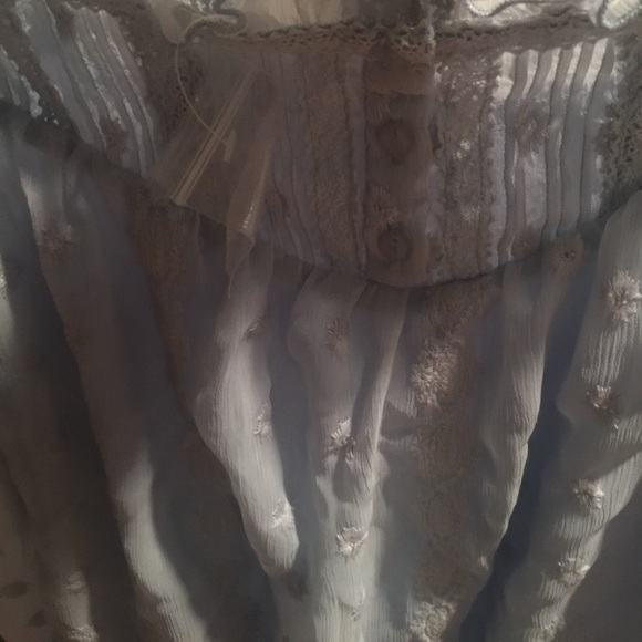 Free people off shoulder dress rare - Picture 2 of 3