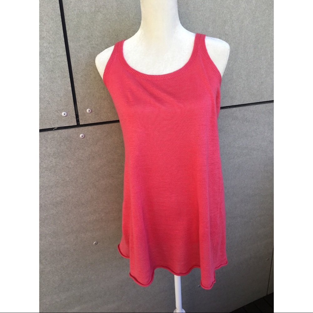 Eileen Fisher pink hemp  tank top