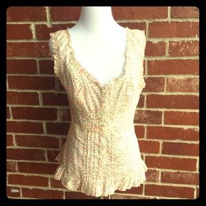 Ruffled button down blouse from Guess