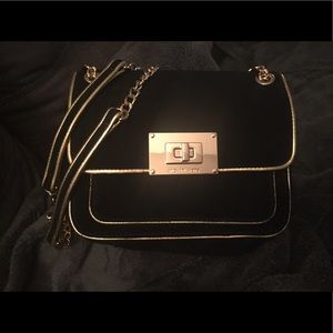 Michael Kors Sloan Black Suede Cross Body