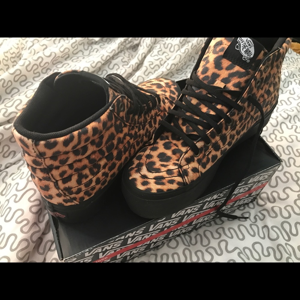 ✨✨VANS | Sk8-High Platform (Leopard Print) ✨✨
