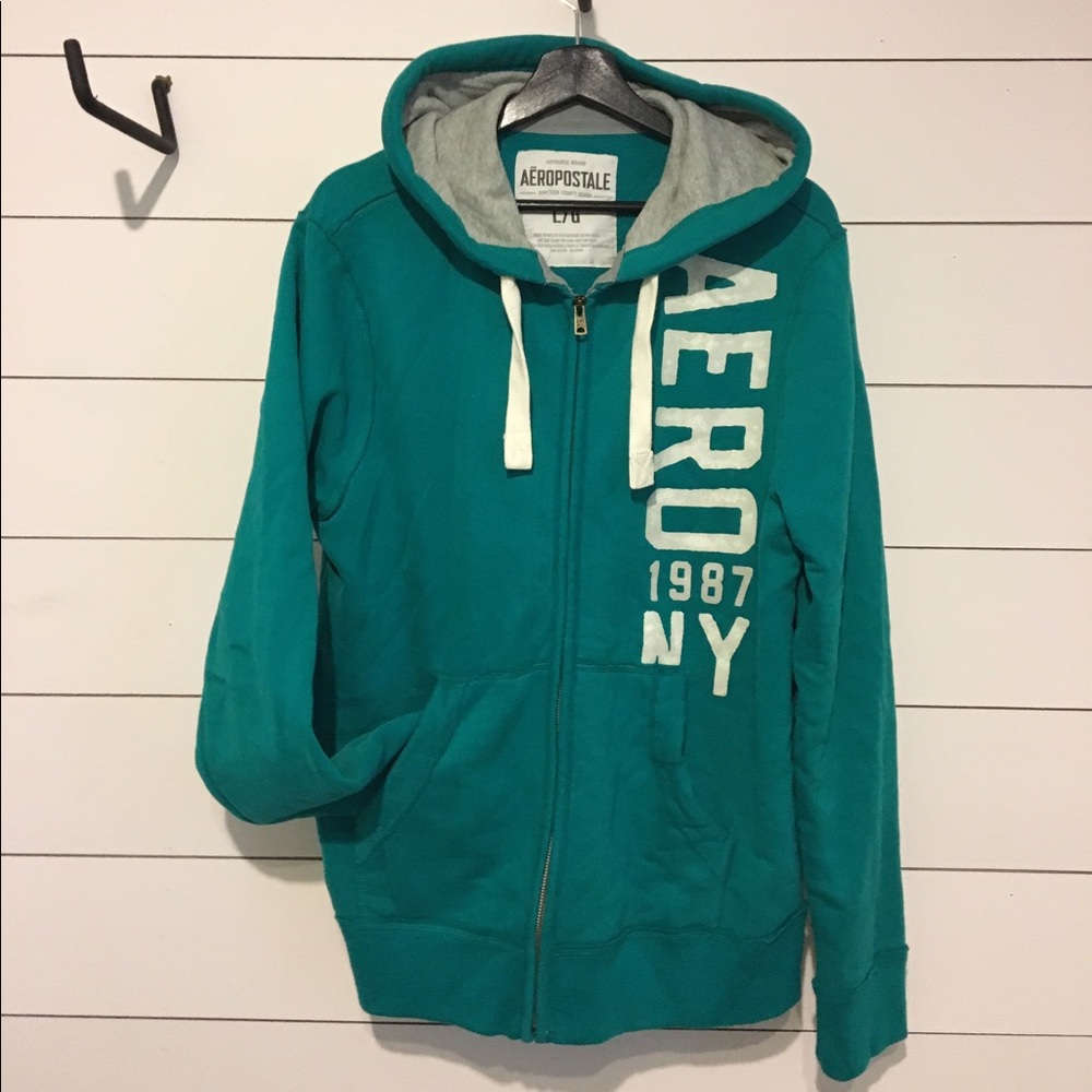 Teal Hoodie Aeropostale 🎒