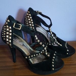 Studded heels