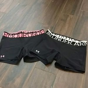 2 under armour shorts