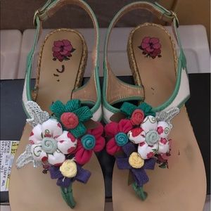 Poetic Cicene floral sandals