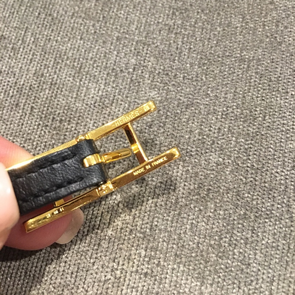 Hermes Behapi Double Tour Yellow Gold Bracelet - Picture 3 of 8