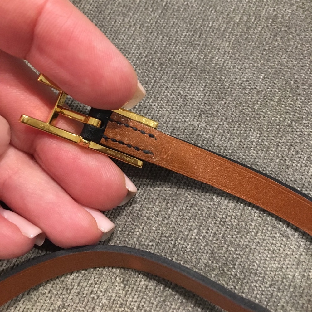 Hermes Behapi Double Tour Yellow Gold Bracelet - Picture 4 of 8