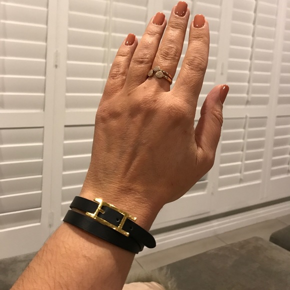 Hermes Behapi Double Tour Yellow Gold Bracelet - Picture 7 of 8