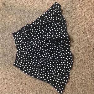 Polka-dot skater skirt