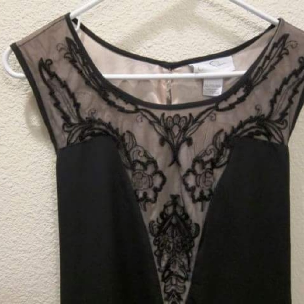 Jessica Simpson Black Illusion High-low Dress