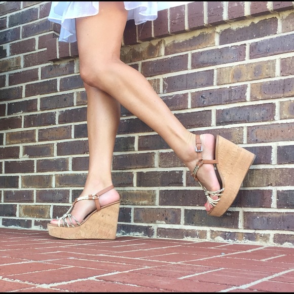 Coach Cork-Georgiana Wedge Sandal - Picture 4 of 4
