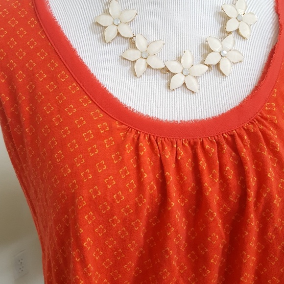 Anthropolgie Red Tie Back Tank - Picture 2 of 3