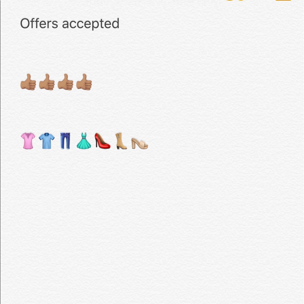 Offers accepted