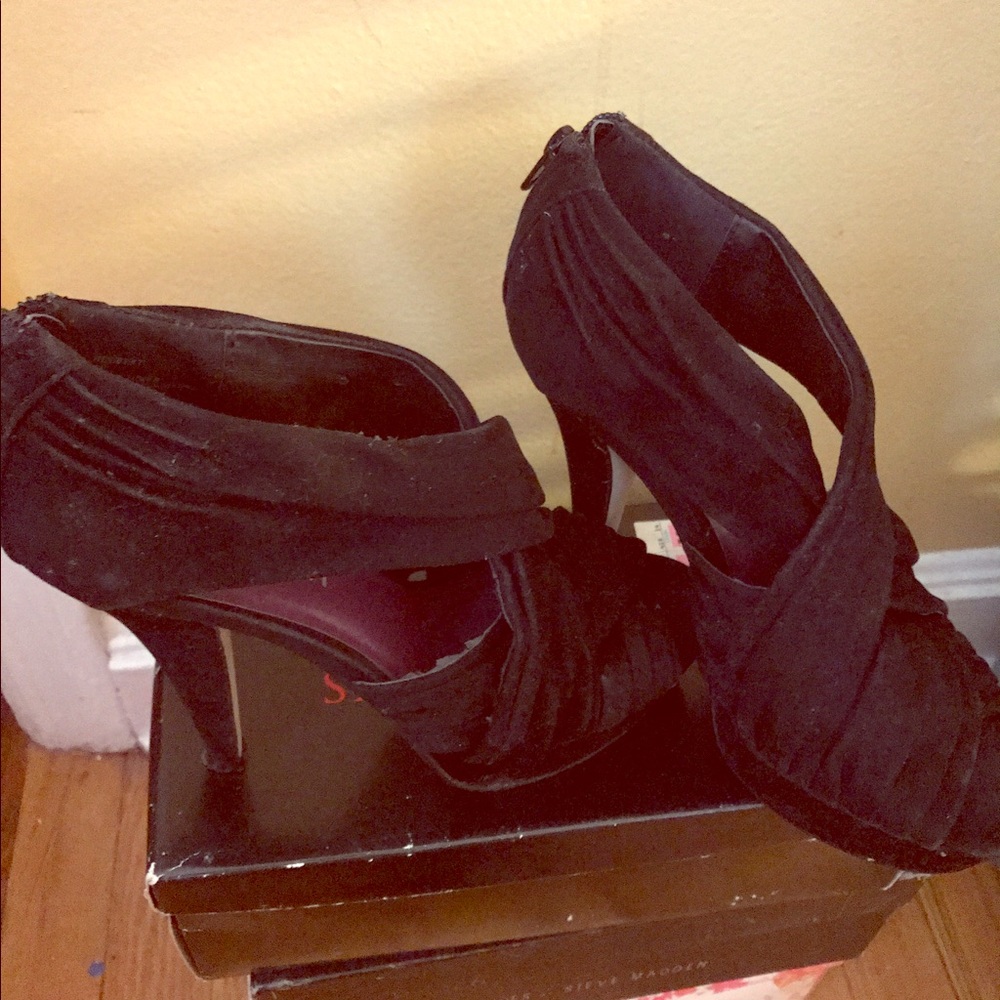 Madden Girl strapped high heel