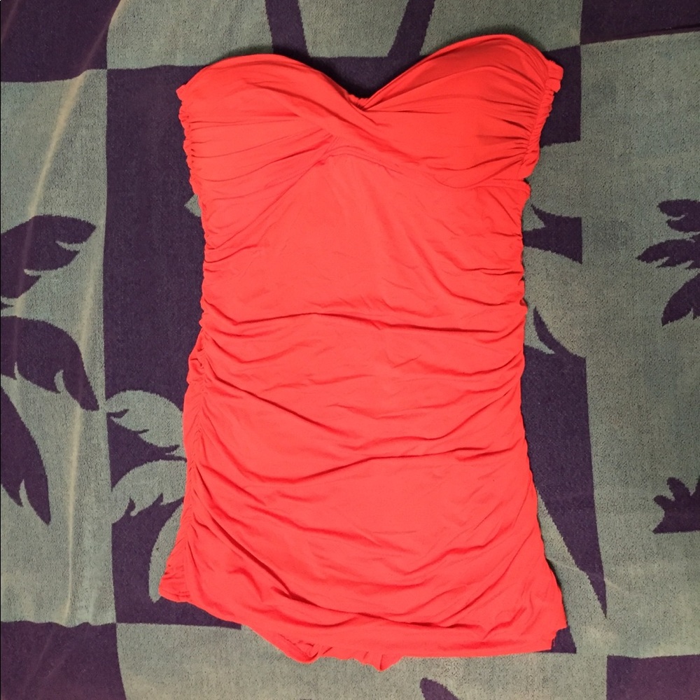 Carmen Marc Valvo Bandeau Swimdress | 14