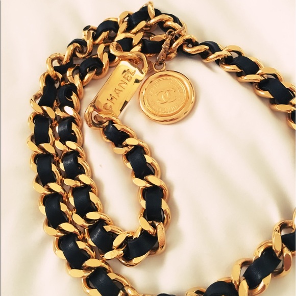 ??? authentic Chanel chain belt main image 6