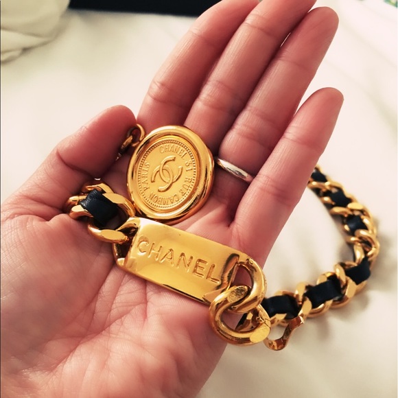 ??? authentic Chanel chain belt main image 3