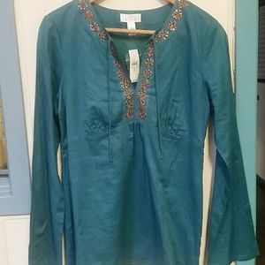 Ann Taylor Embellished Tunic
