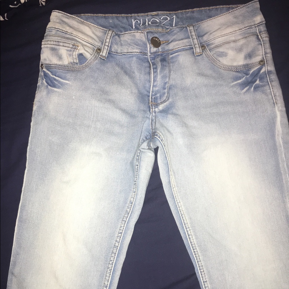 Rue 21 long blue skinny jeans