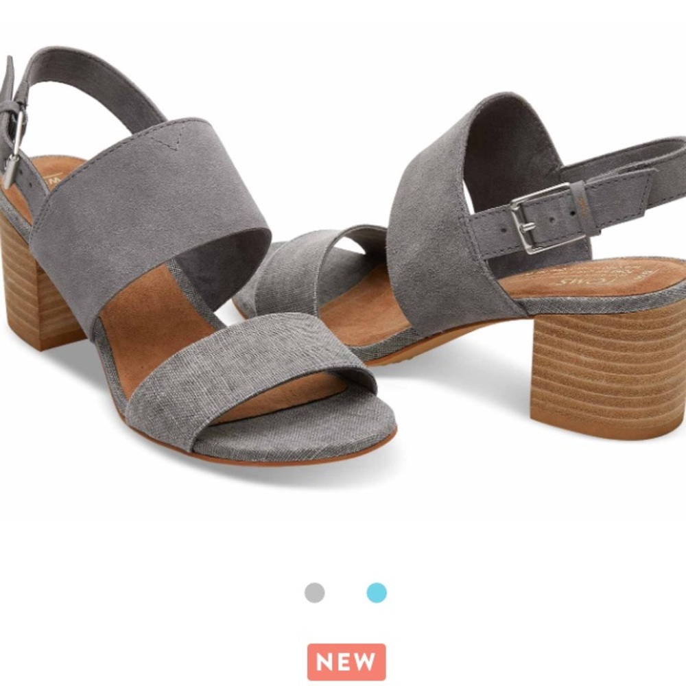 NEW TOMS Poppy Heels