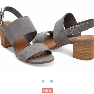 NEW TOMS Poppy Heels