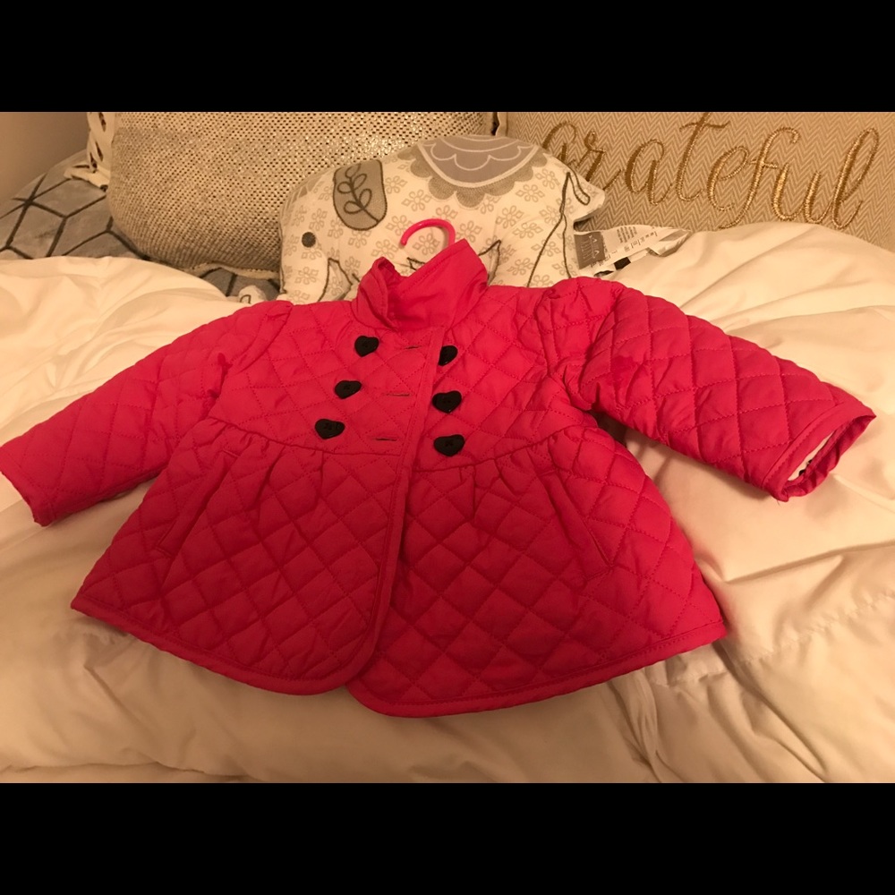 Hot Pink Pea Coat