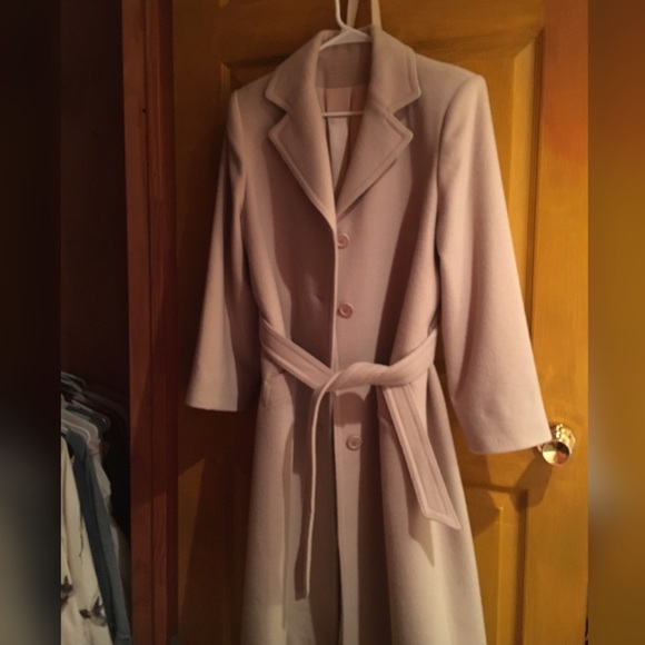 Flourette Cashmere Long Coat - Picture 2 of 7