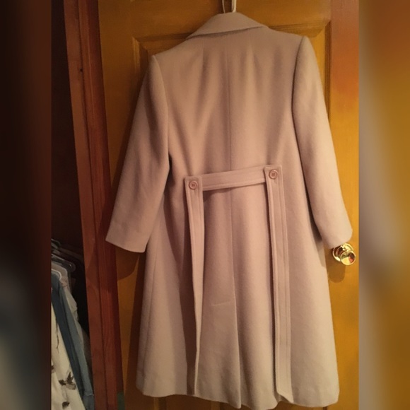 Flourette Cashmere Long Coat - Picture 3 of 7