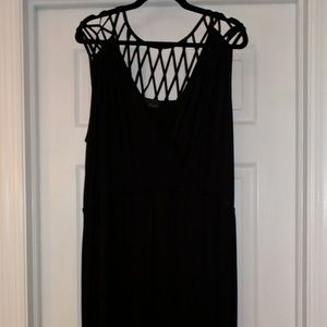 Lane Bryant black maxi dress