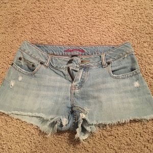 GUC Aeropostale denim cutoff shorts.