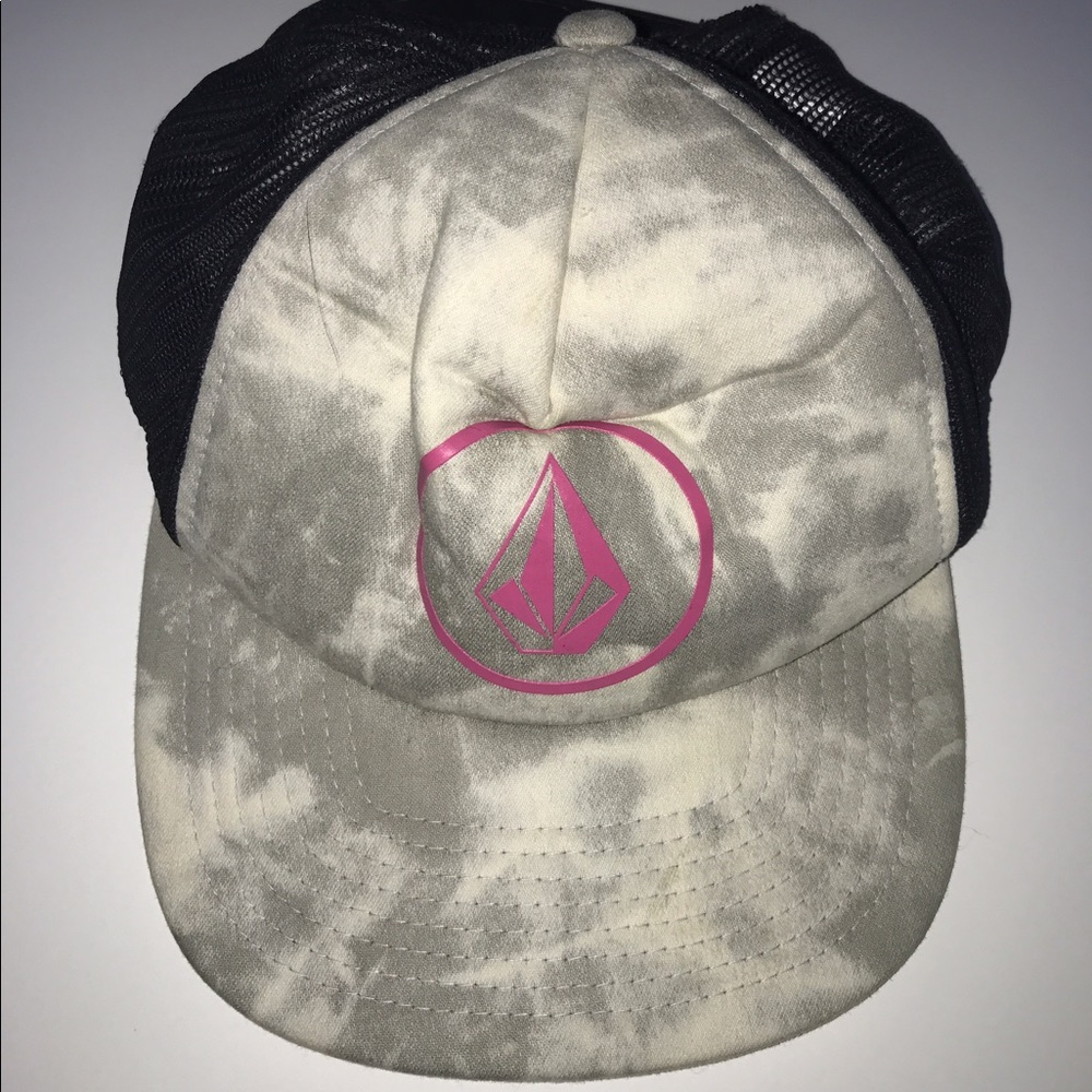 Woman's Tie-Dye Volcom Trucker Hat!