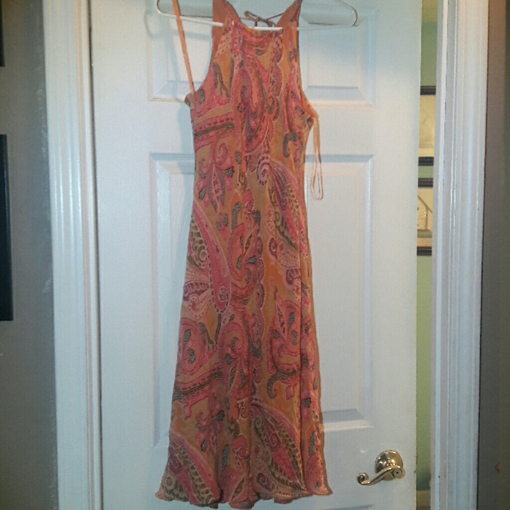 🚫SOLD🚫Ann Taylor Paisley Summer Dress Sz 2