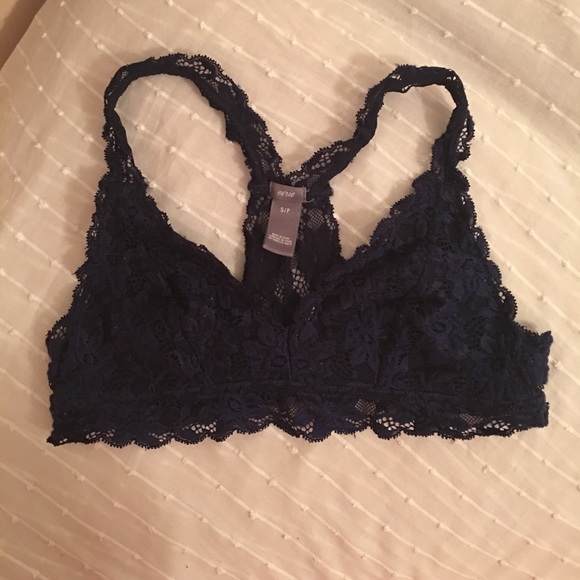 aerie Other - XSOLDX 🔴B1G1 50% OFF Aerie Bralette BNWT Navy Sm