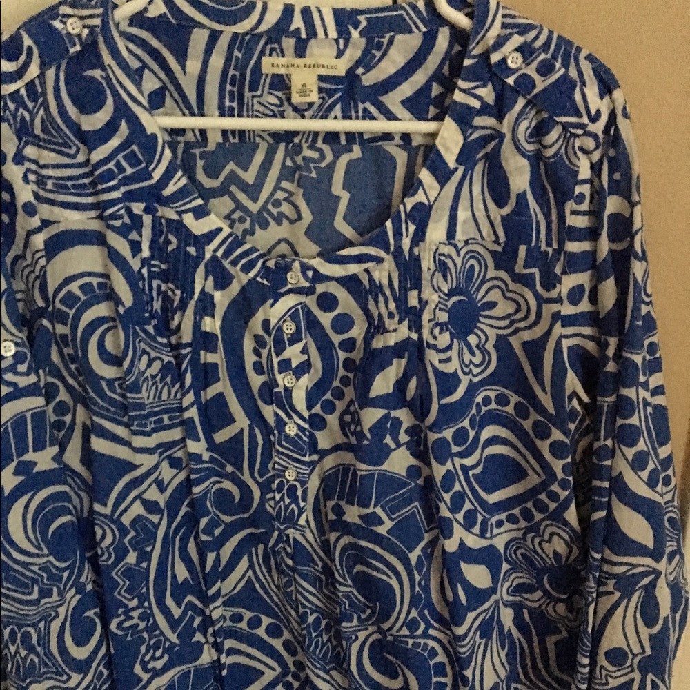 Banana Republic cotton blouse