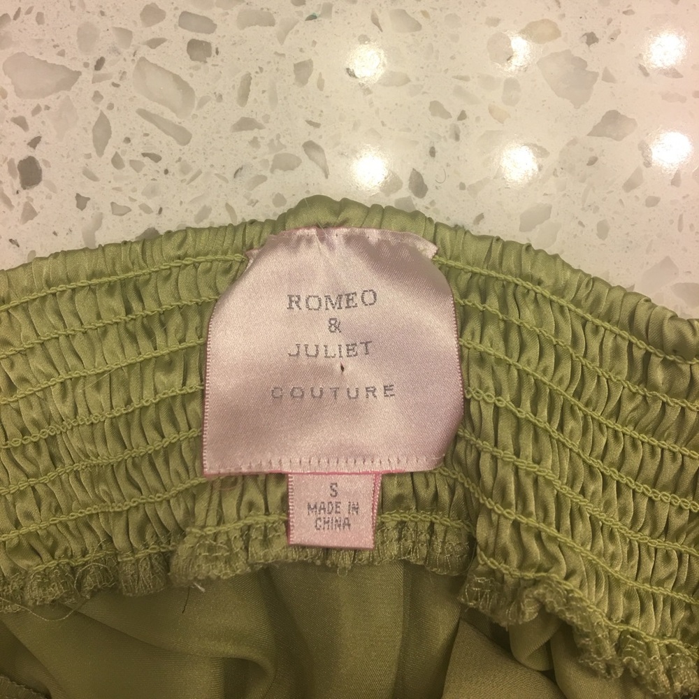 Flirty mint green halter top